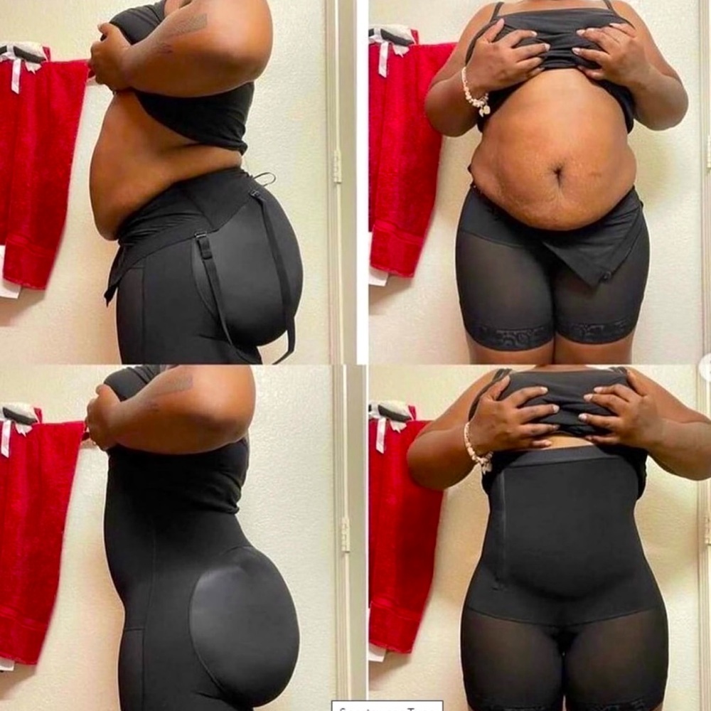 Pretty Detachable Straps Side Zip Faja Body Shaper